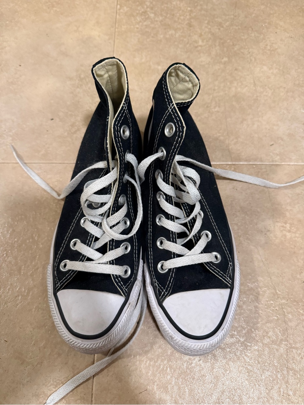 Black Converse All Star high top